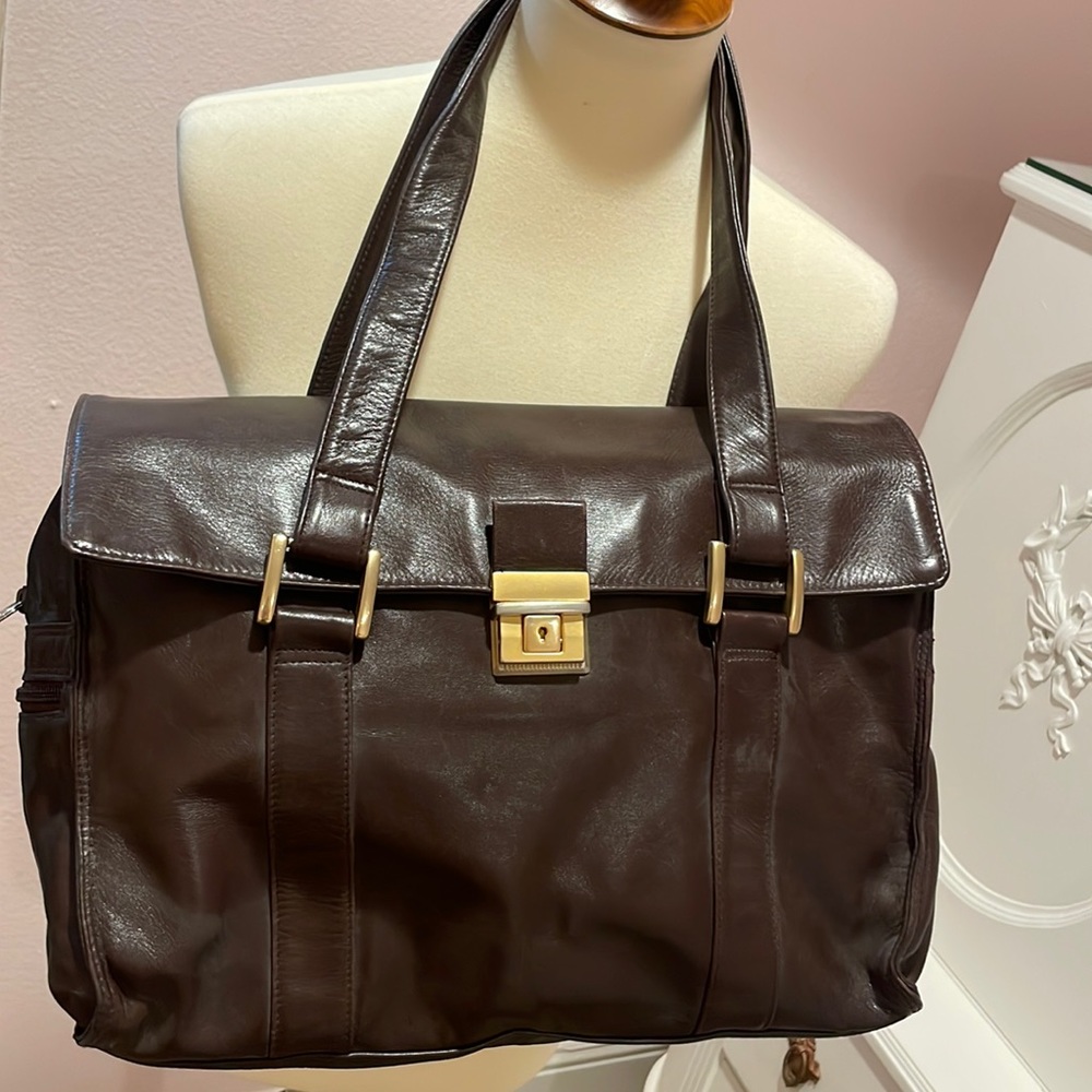 Brown Perlina handbag
